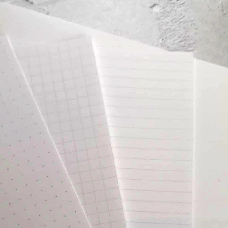 A5 Size Dot Grid Paper Refill (0.25), Sized and Punched 6-Ring A5 Notebooks by Filofax, Mulberry, Kikki K, TMI, and others. Sheet Size 5.83 x 8.27