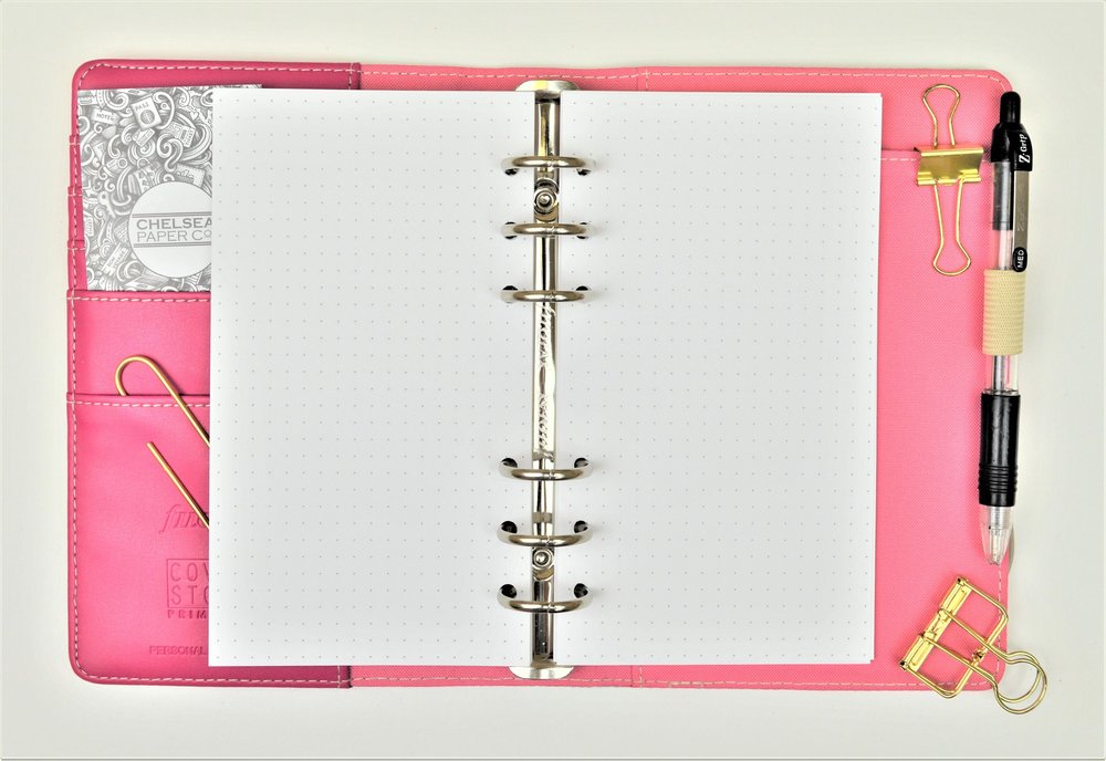 A5 Size Project Planner, Sized and Punched for 6-Ring A5 Notebooks by Filofax, LV (GM), Kikki K, TMI, and Others. Sheet Size 5.83 inch x 8.27 inch (