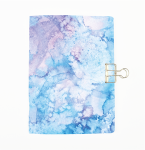 Blue Watercolour Cover Traveler's Notebook Insert - All Sizes and Patterns C012