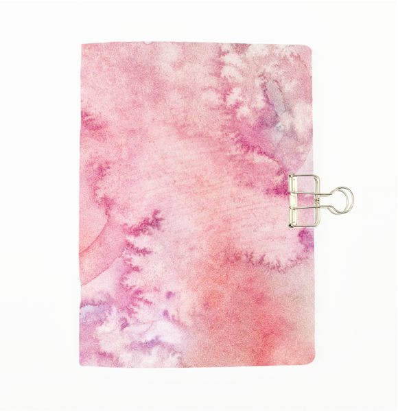 Pink Watercolour Cover Traveler's Notebook Insert - All Sizes and Patterns C013