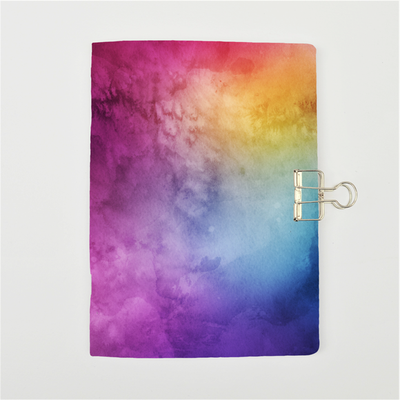 Rainbow Watercolour Cover Traveler's Notebook Insert - All Sizes and Patterns C036