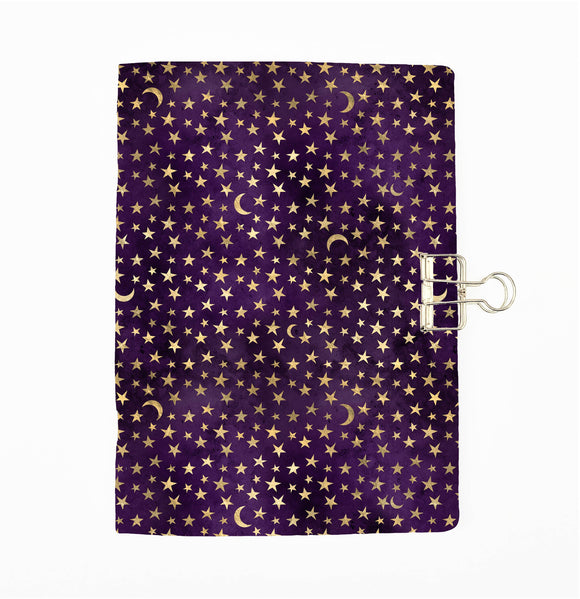 Purple Magic Stars Cover Traveler's Notebook Insert - All Sizes and Patterns C127