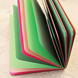 "Watermelon" Pink and Green Traveler's Notebook Insert - All Sizes, Plain, Dot or Square Grid