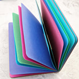 "Jewels" Pink Purple Blue Green Traveler's Notebook Insert - All Sizes, Plain, Dot or Square Grid