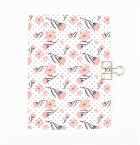 Pink Flowers Cover Traveler's Notebook Insert - All Sizes and Patterns C099