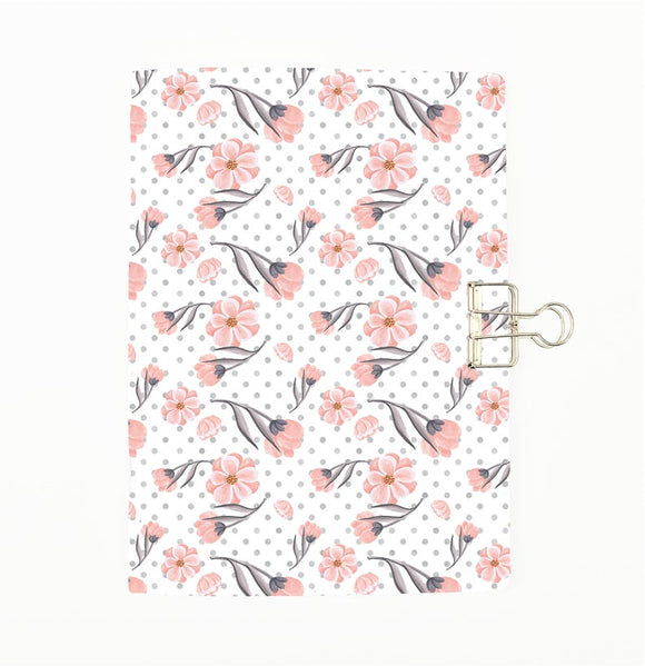 Pink Flowers Cover Traveler's Notebook Insert - All Sizes and Patterns C099