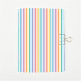 Rainbow Stripes Cover Traveler's Notebook Insert - All Sizes and Patterns C045