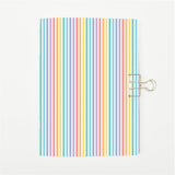 Set of 4 Rainbow Traveler's Notebook Insert - All Sizes and Patterns C042/043/044/045