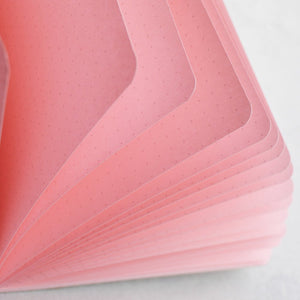 "Pepto Bismol" Pastel Pink Rainbow Traveler's Notebook Insert - All Sizes, Plain, Dot or Square Grid