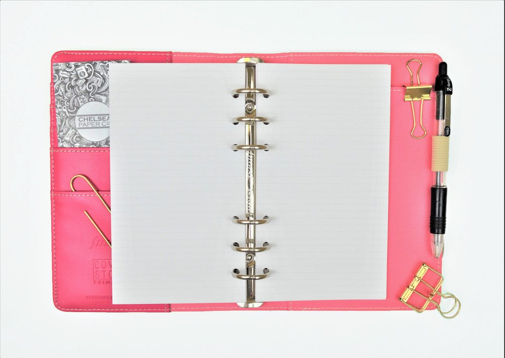 Lined All Sizes PRINTED AND PUNCHED B6 Personal Filofax Luxury